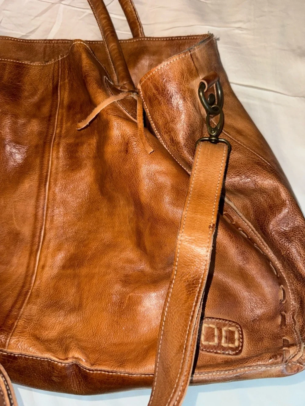 Bed Stu Rockaway Tan Rustic Handbag - Picture 6 of 6